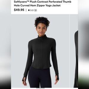 HALARA Purple Fitted Long Sleeve Mandarin Collar Top